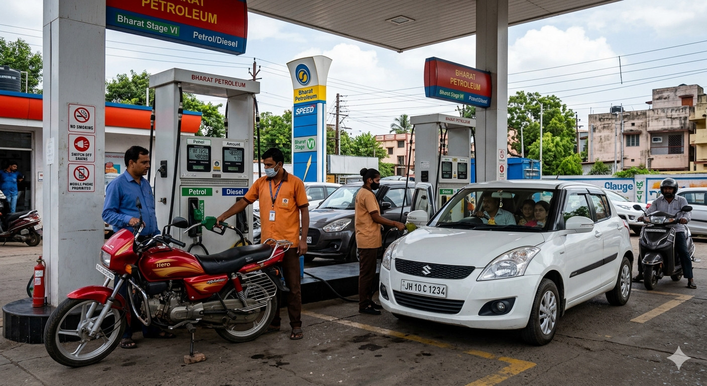 Petrol Diesel Rate:पेट्रोल और डीजल के दाम पर लगा ब्रेक! जानिए अपने शहर का रेट