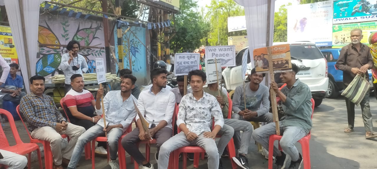 रूस- यूक्रेन युद्ध खत्म कराने के लिए जमशेदपुर ने की यह कोशिश