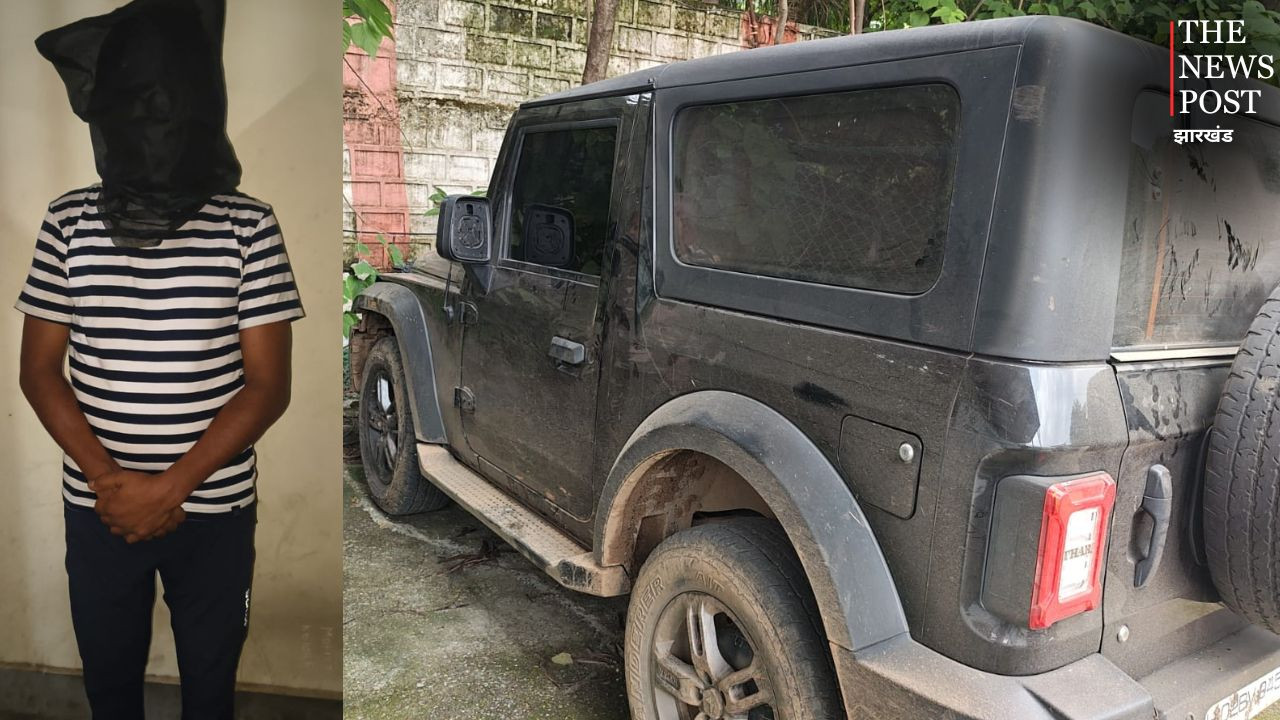 रांची में THAR सवार की गुंडागर्दी , वाहन जांच के दौरान पुलिसकर्मी को कुचला ! 24 घंटे के भीतर गिरफ्तार