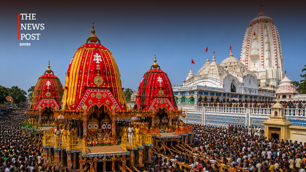 जय जगरनाथ ! भगवान जगन्नाथ की भव्य रथयात्रा से भक्तिमय हुआ रांची