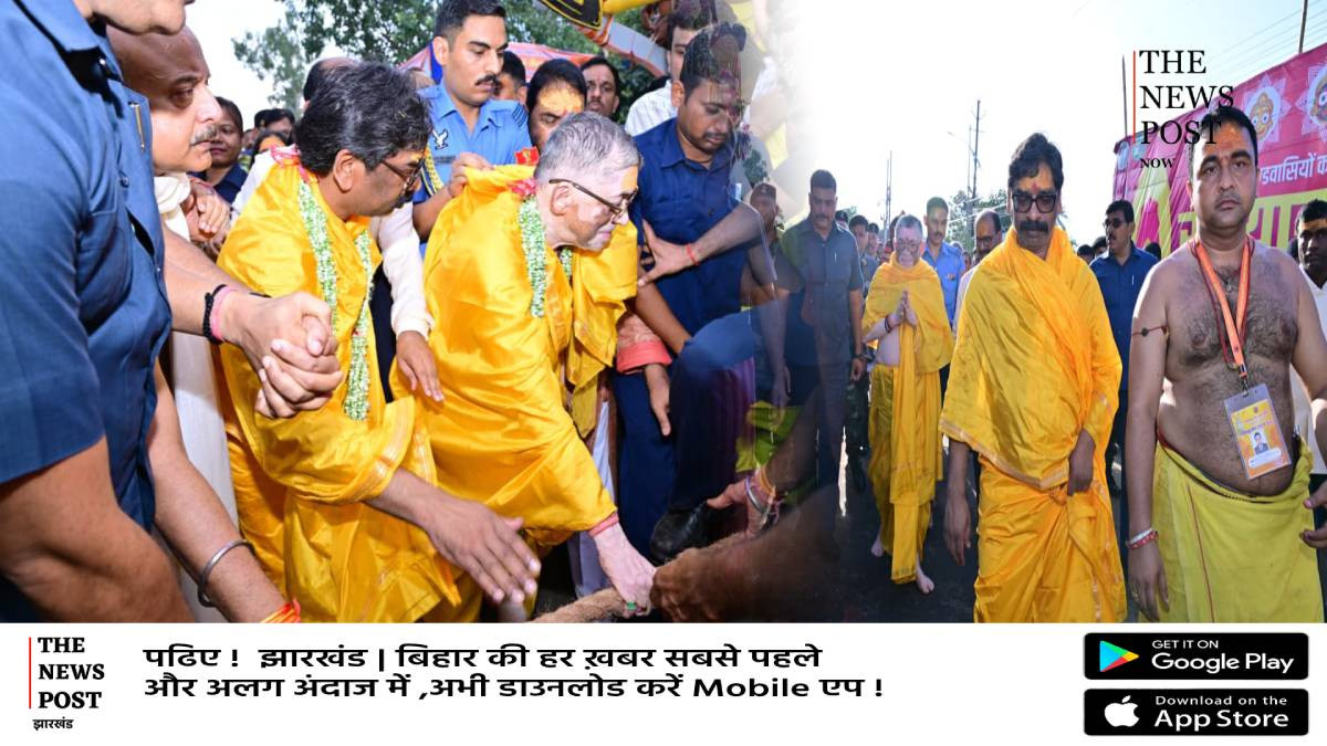 रांची भगवान जगन्नाथ रथ यात्रा: लाखों श्रद्धालुओं के साथ सीएम और राज्यपाल ने खींचा रथ  