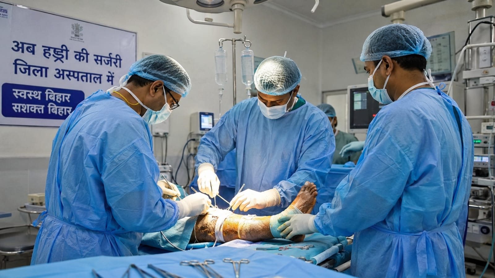बिहार में अब जिला अस्पतालों में होगी हड्डी की सर्जरी, इलाज के लिए शहर जाने की नहीं पड़ेगी जरूरत