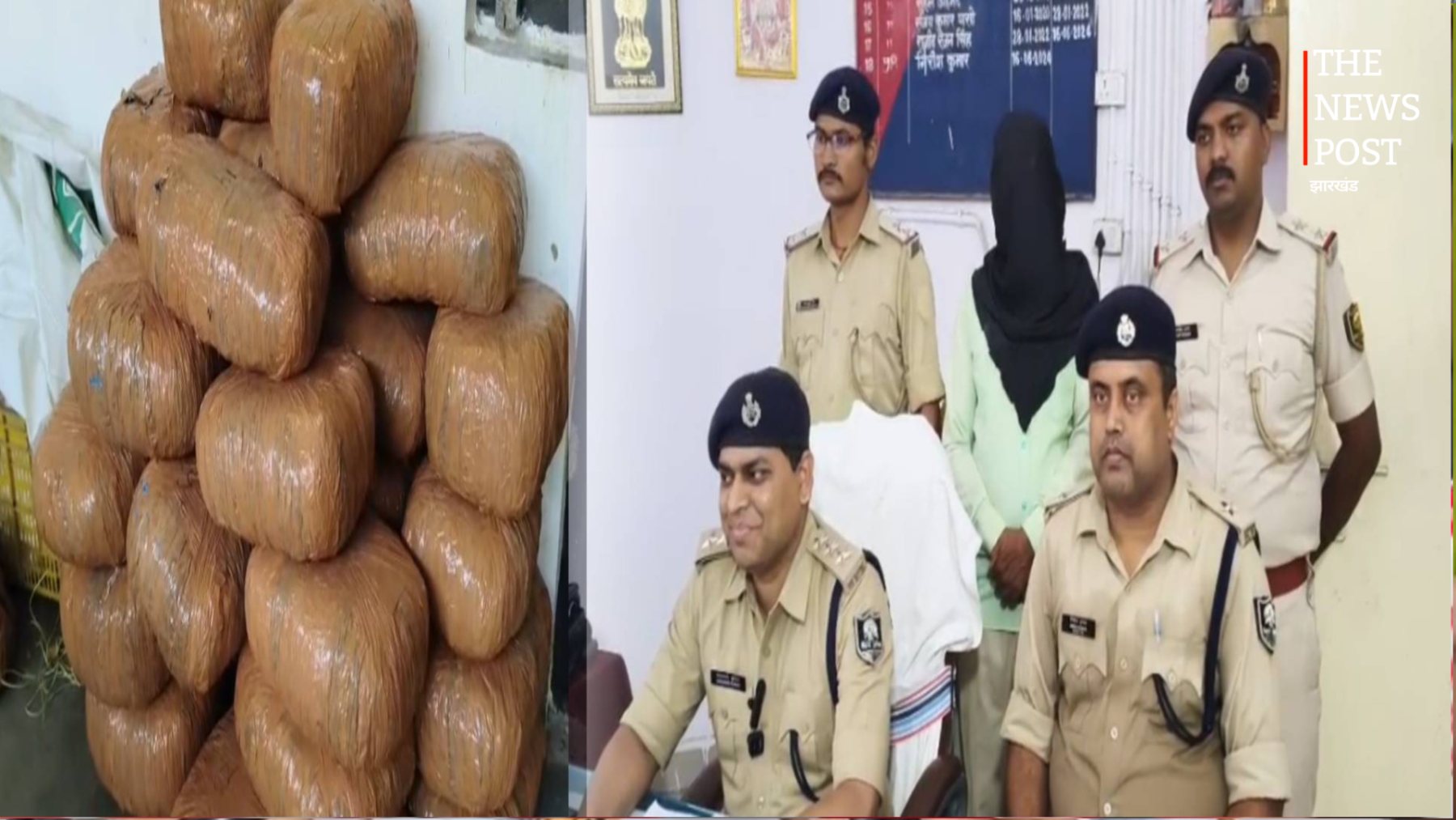 गोदाम में छिपाकर रखा 143 किलो गांजा बरामद, एक तस्कर गिरफ्तार,जानिए कहां का है मामला