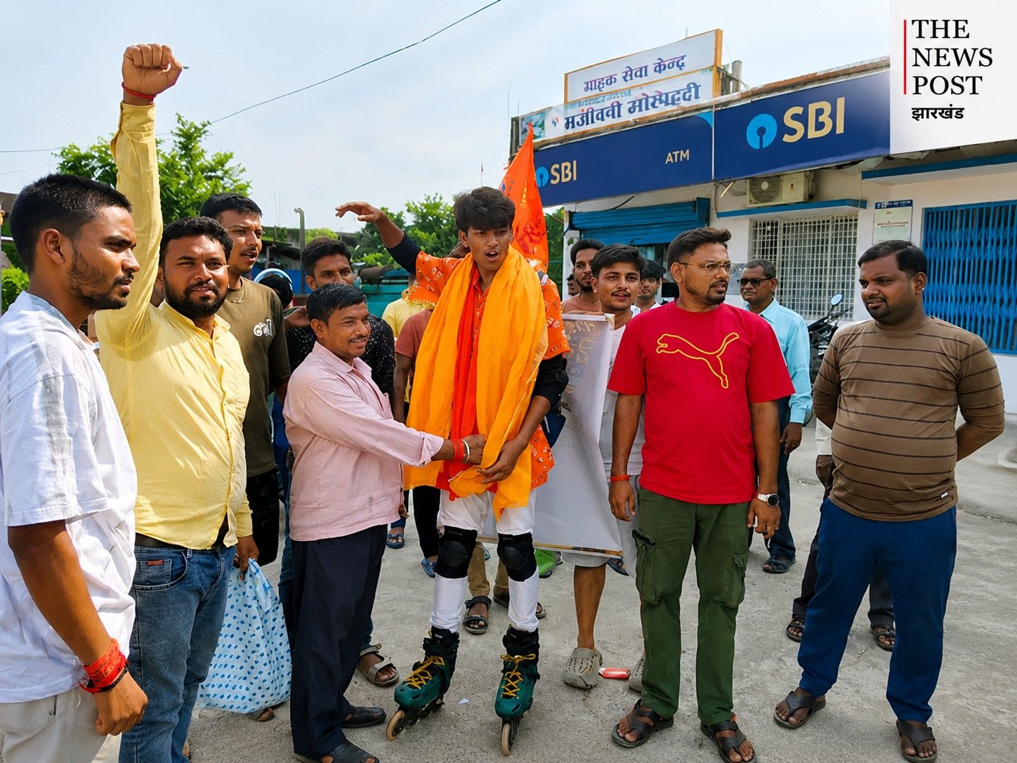 स्केटिंग करते हुए बाबा धाम निकला पलामू का राजा, हजारों किलोमीटर का तय करेगा सफर