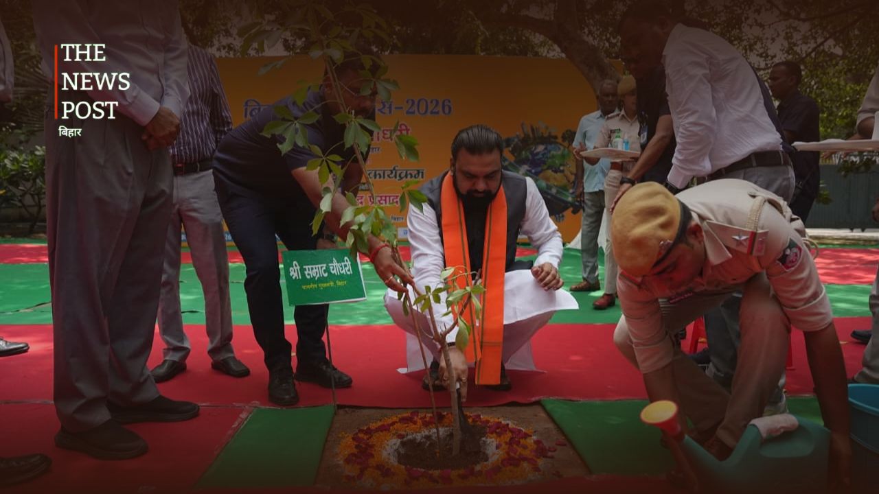बिहार पृथ्वी दिवस पर CM सम्राट चौधरी का संदेश, हर साल लगाएं कम से कम एक पौधा