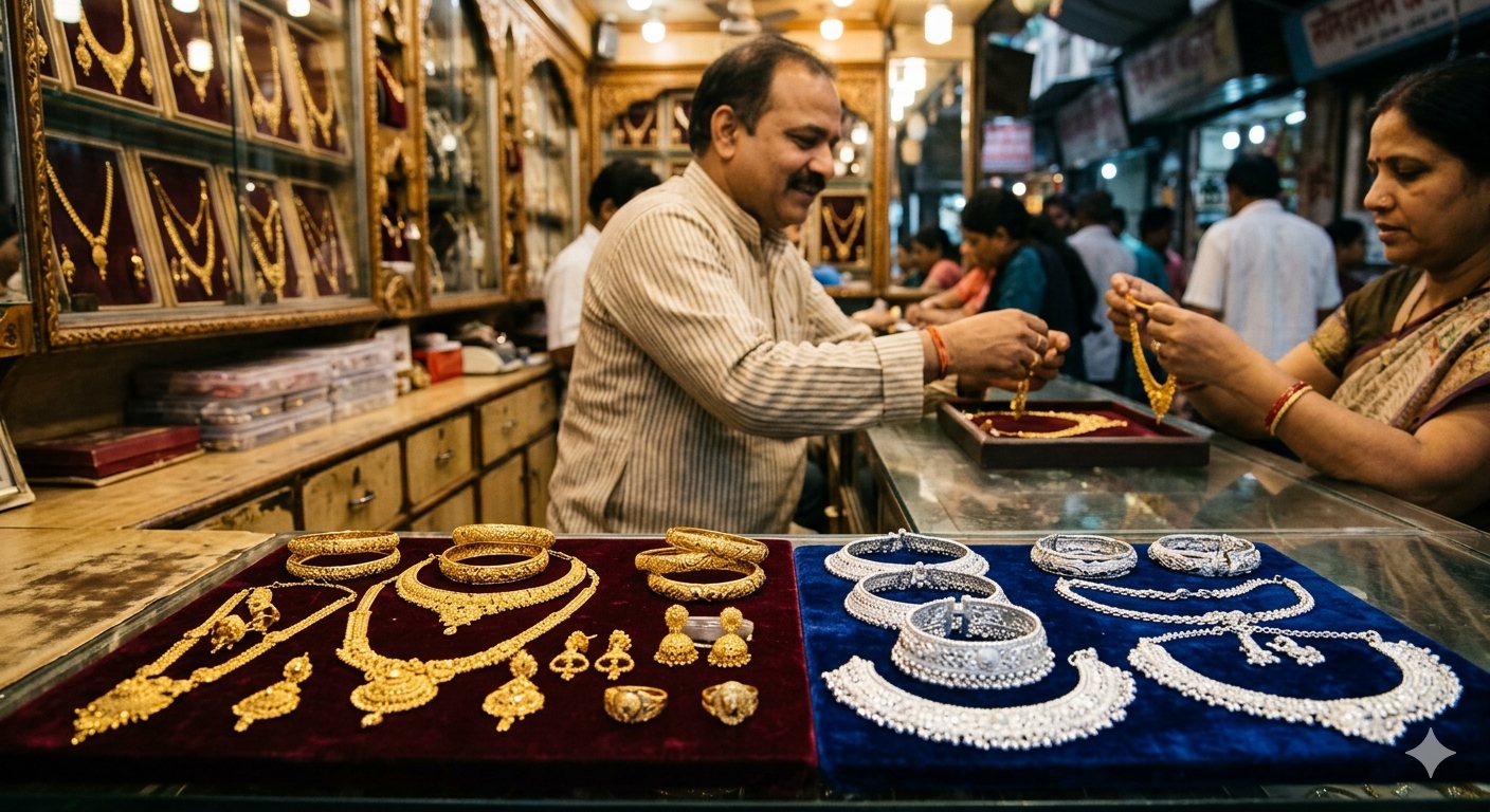 Gold-Silver Rate Today: सर्राफा बाजार में सोने की कीमत बढ़ी, चांदी के दाम पर  लगा ब्रेक