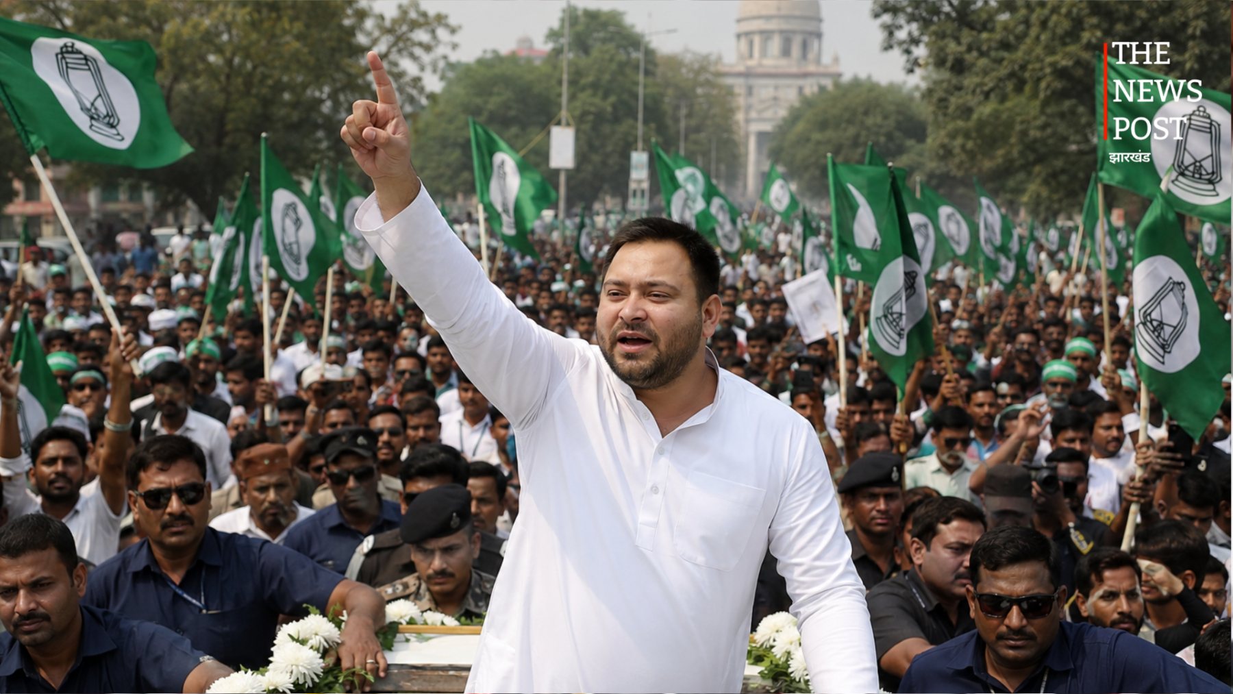 पटना में आज तेजस्वी यादव का लोक भवन मार्च, कई रास्तों पर ट्रैफिक डायवर्जन