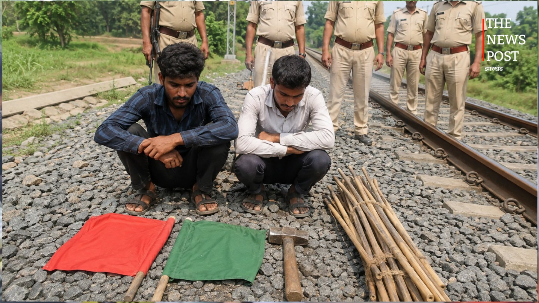 बिहार के बेतिया में फर्जी रेलवे भर्ती का खुलासा, ट्रैकमैन बनकर सर्वे करते दो युवक गिरफ्तार