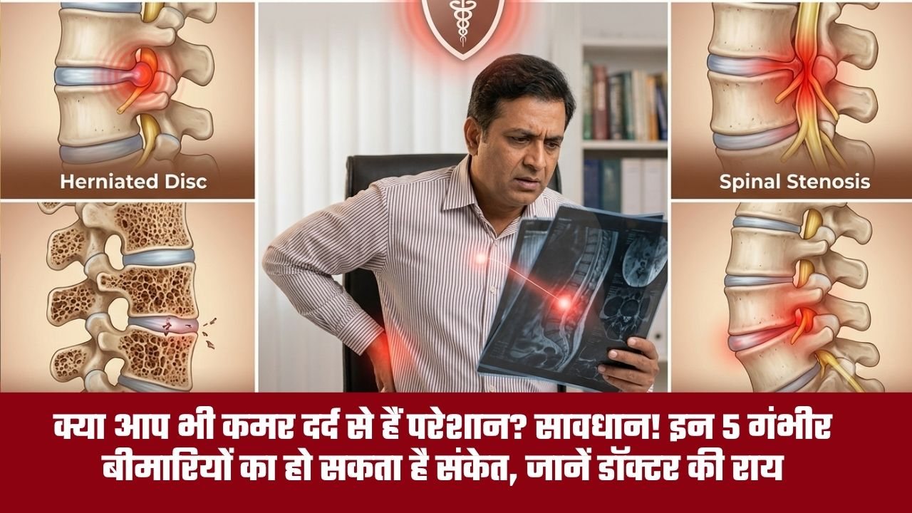 अगर आप भी कमर दर्द से हैं परेशान, तो हो जाए सावधान! इन 5 गंभीर बीमारियों का हो सकता है संकेत, जानें डॉक्टर की राय