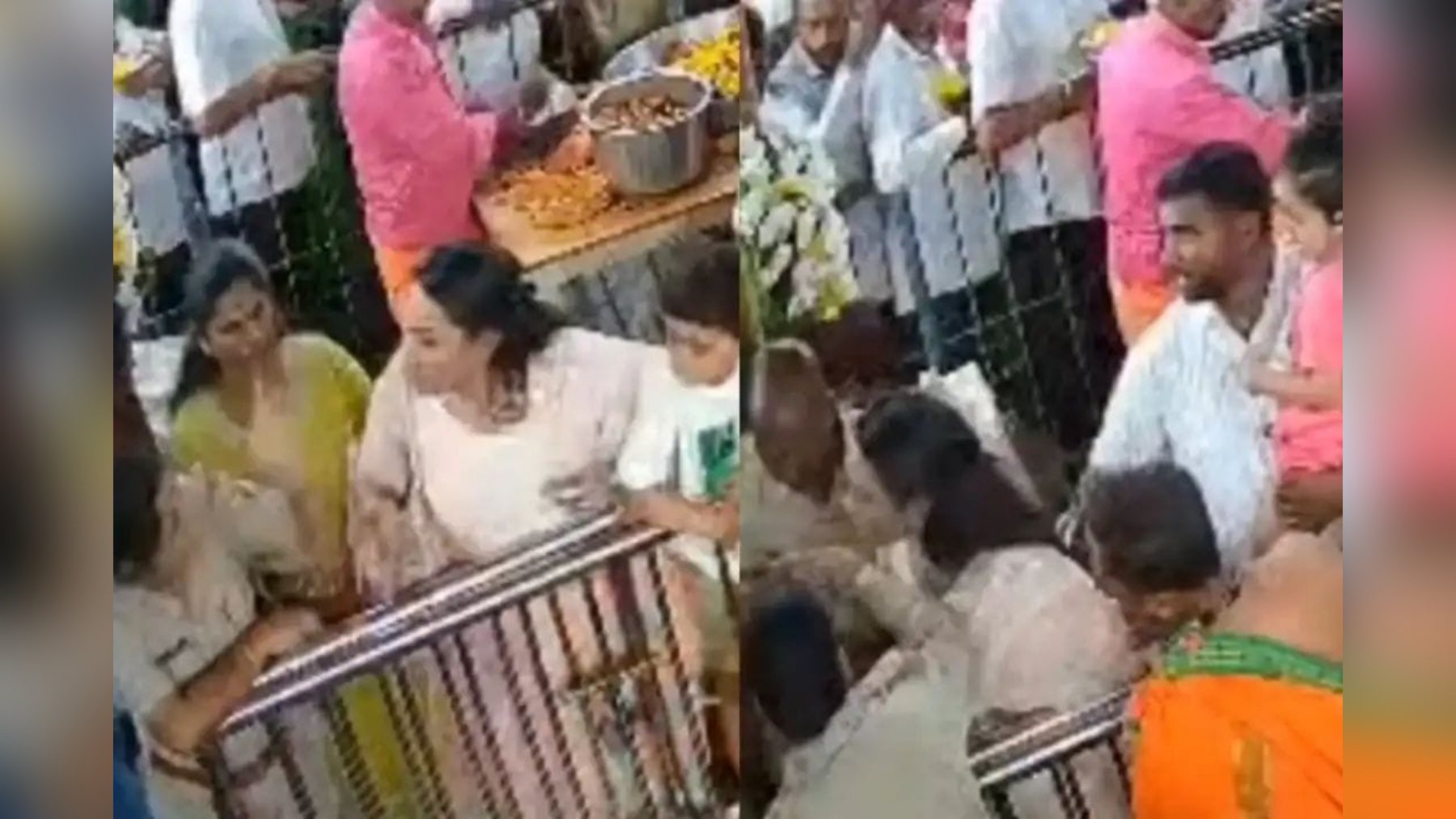 मंदिर में VIP रौब दिखाना पड़ा भारी! सांसद की बेटी और महिला पुलिसकर्मी के बीच भिड़ंत, देखिए Video 