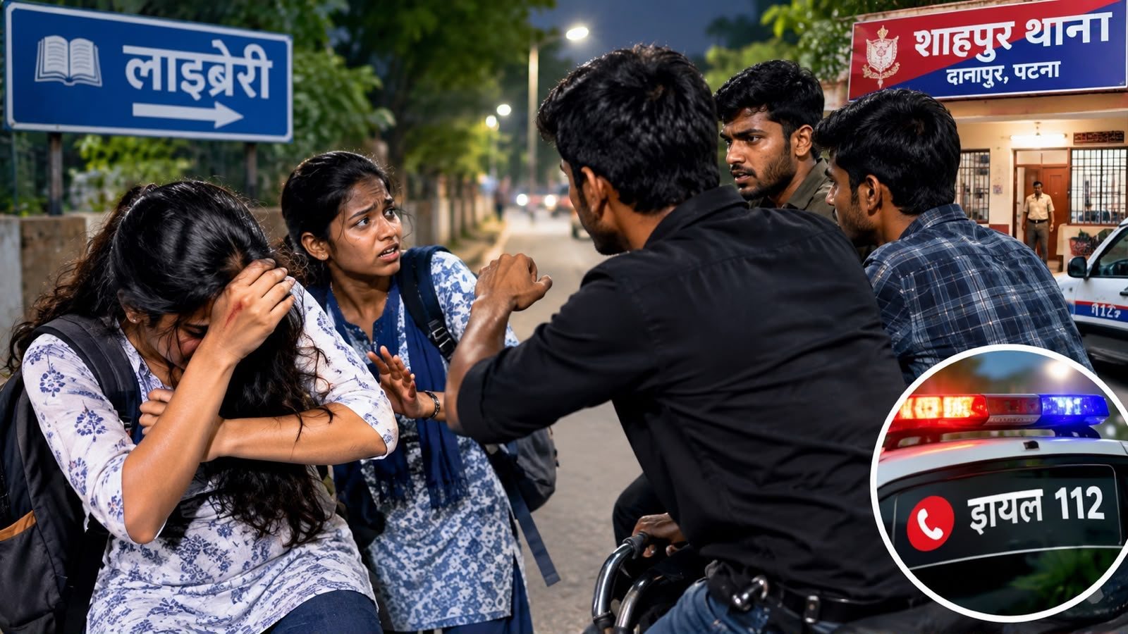 पटना में खुलेआम छात्राओं से छेड़छाड़, लाइब्रेरी से घर लौट रही बच्चियों से मनचलों ने की बदसलूकी 