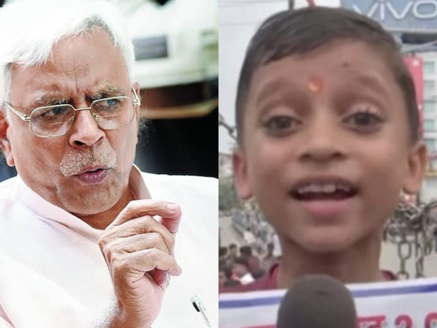 बिहार का यह वायरल छोटा बच्चा क्यों खींच रहा सबका ध्यान? बाबा शिवानंद तिवारी ने क्या कहा,पढ़िए