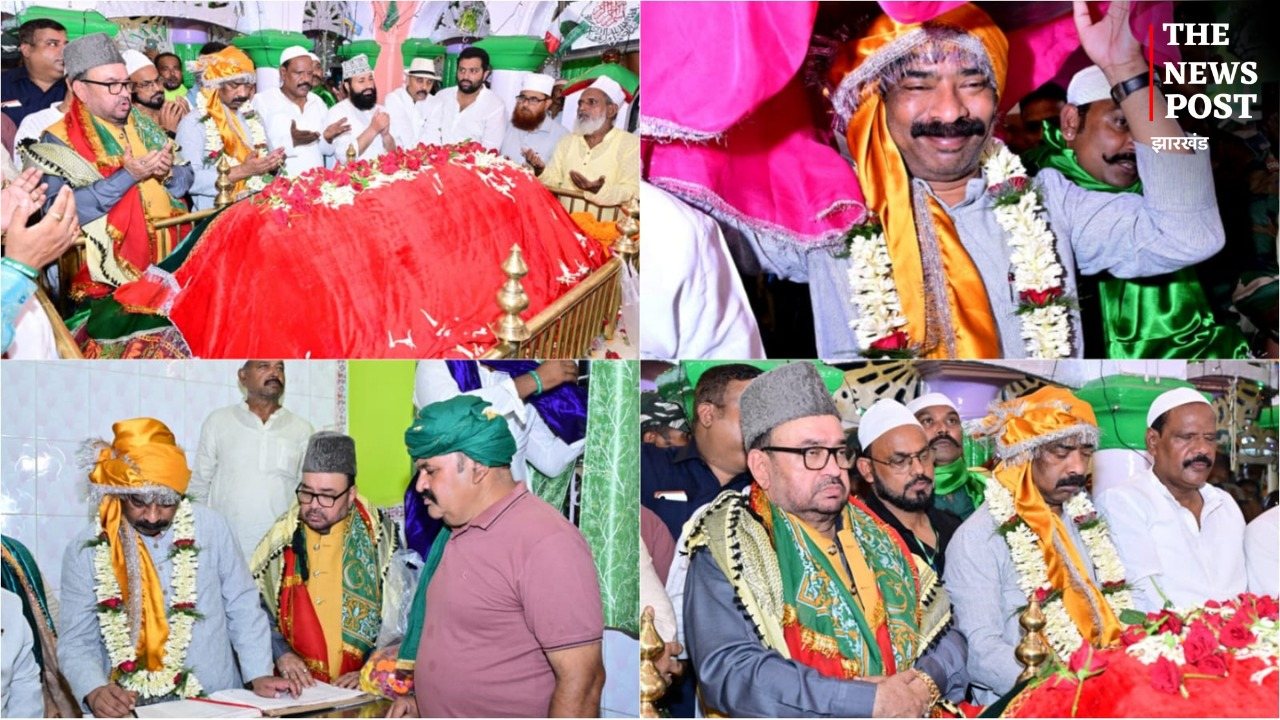 रिसालदार बाबा की मजार पर पहुंचे सीएम हेमंत सोरेन, राज्य की खुशहाली और अमन-चैन के लिए मांगी दुआ