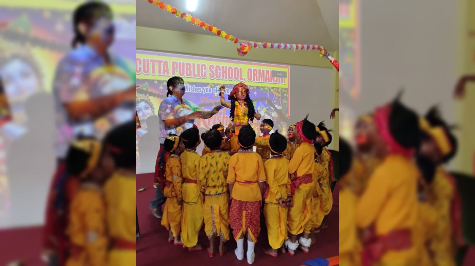 रांची: कलकत्ता पब्लिक स्कूल में कृष्ण जन्माष्टमी की धूम, 100 से ज्यादा बच्चे बने राधा-कृष्ण