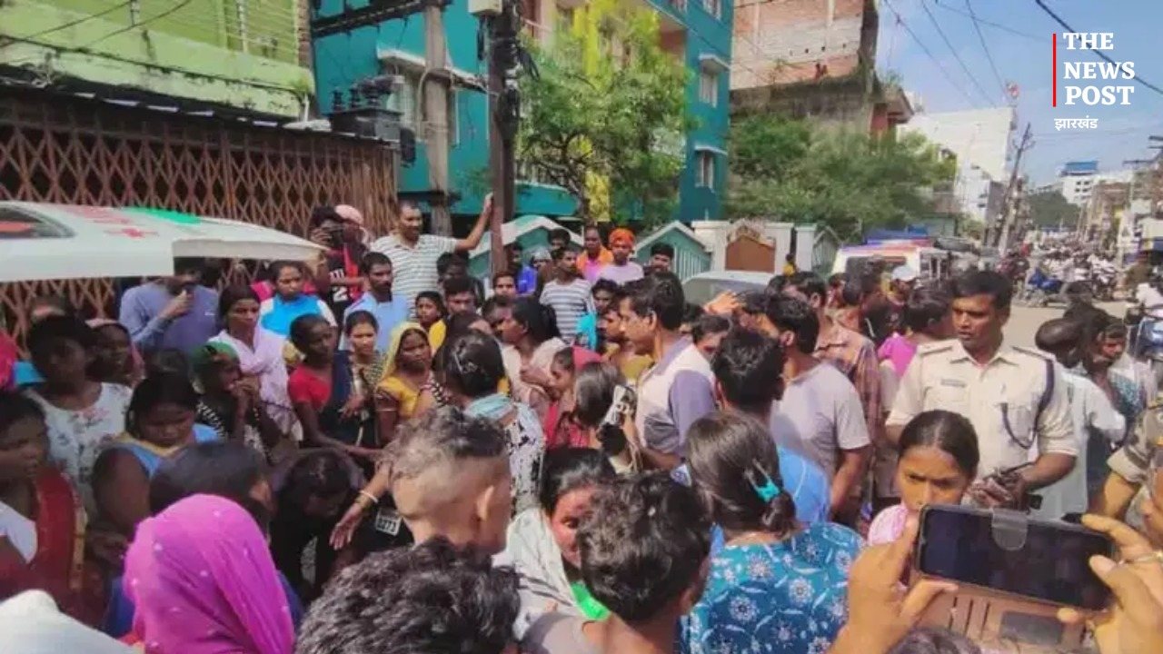 रांची: निर्माणाधीन बिल्डिंग में करंट लगने से मजदूर की मौत, मुआवजे की मांग पर सड़क जाम