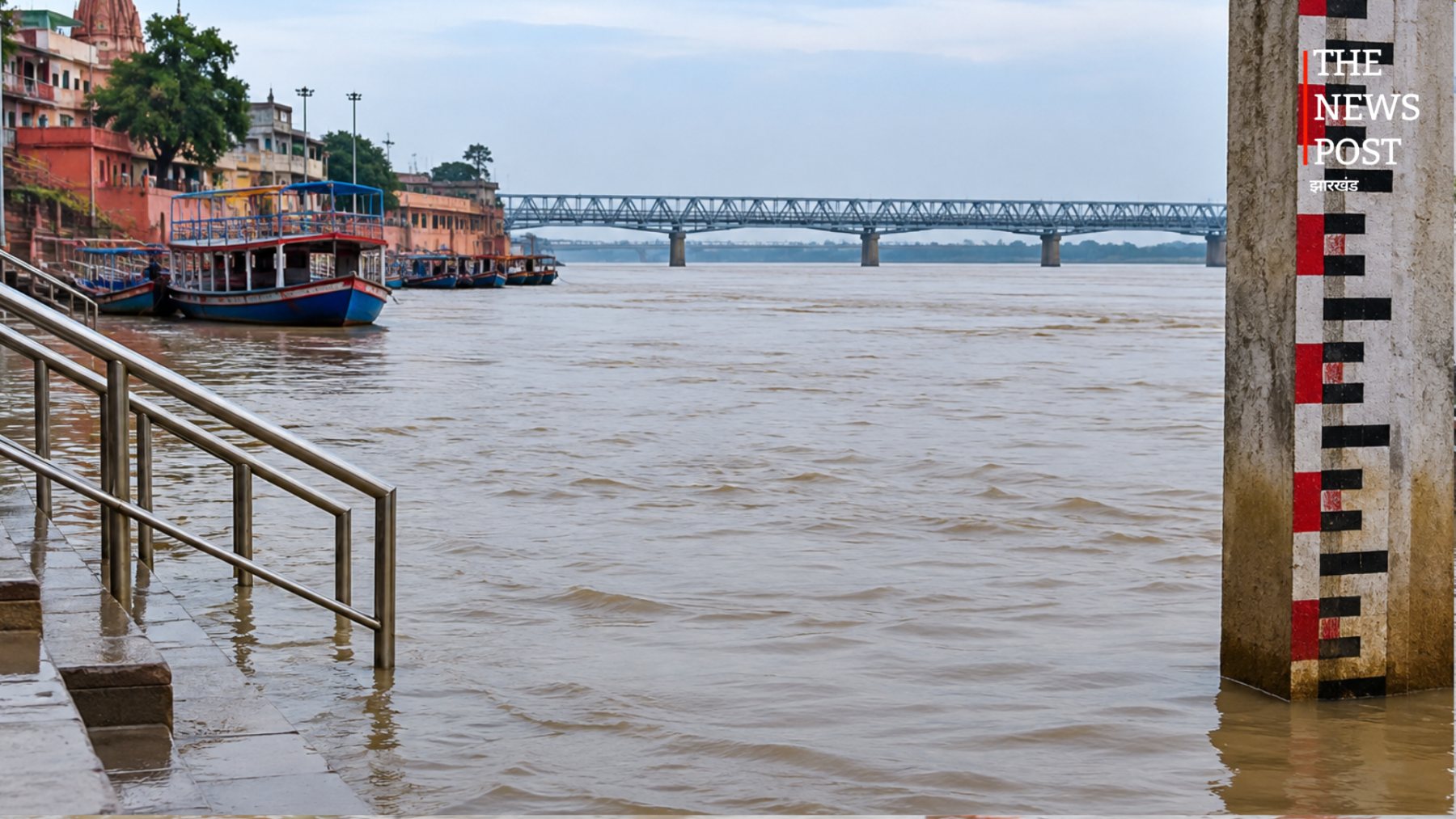 बिहार में घटने लगा गंगा का जलस्तर: हाथीदह और गांधी घाट पर पानी में कमी, बाढ़ प्रभावित इलाकों को राहत की उम्मीद