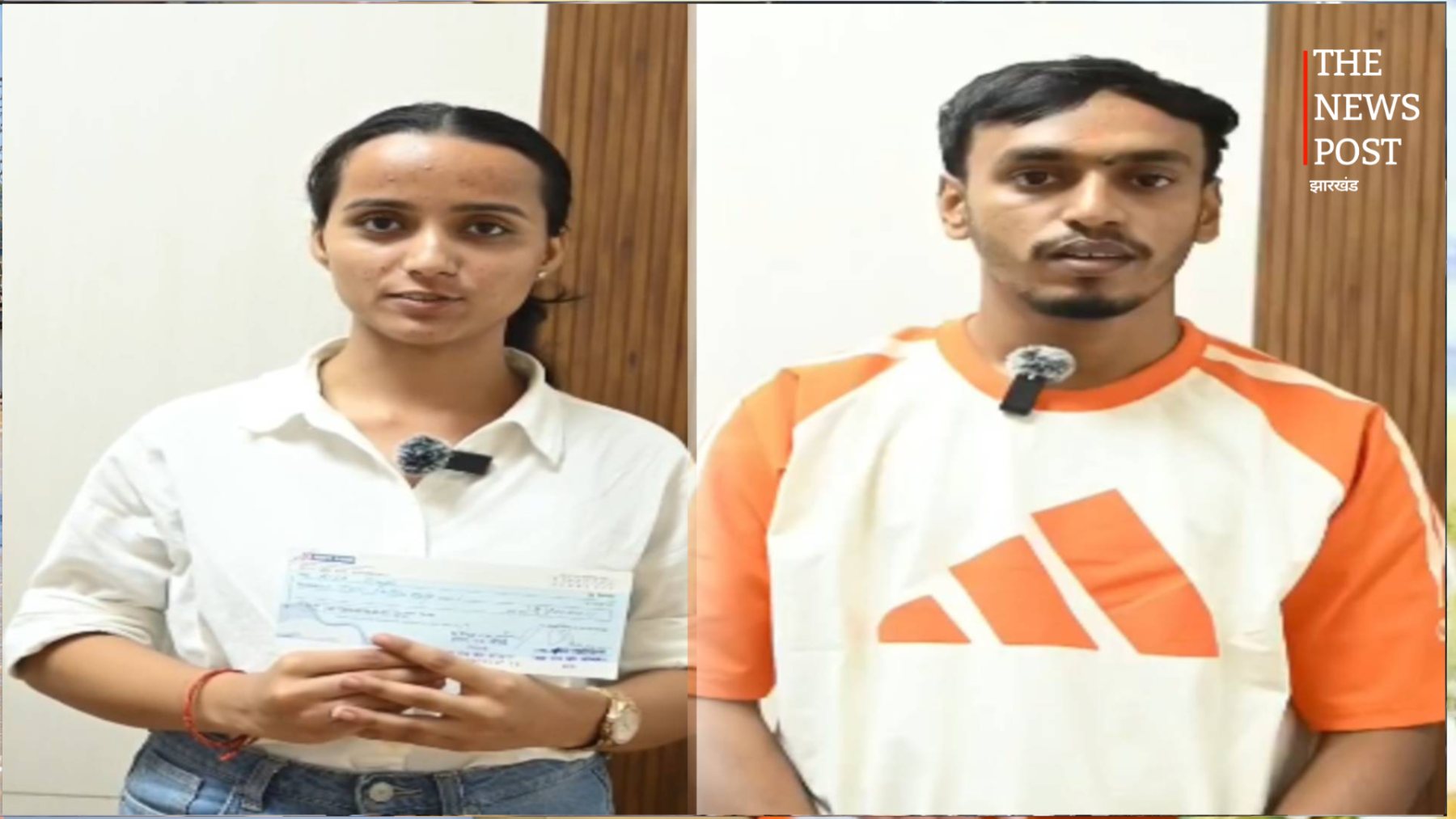 विश्व ताइक्वांडो प्रतियोगिता में चयनित रिया और भवानी को मिले 2-2 लाख रुपये, शिक्षा मंत्री ने सौंपा चेक