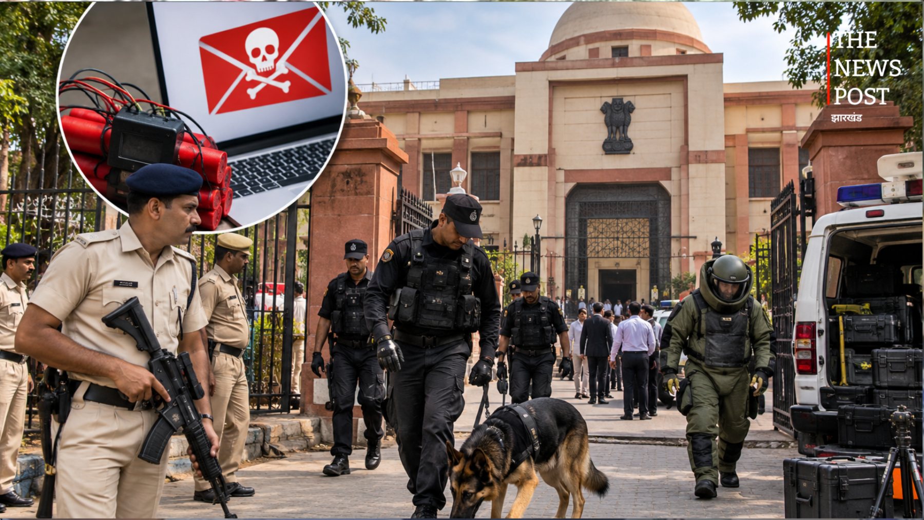 Breaking : पटना सिविल कोर्ट को बम से उड़ाने की धमकी,पुलिस और सुरक्षा एजेंसियां अलर्ट