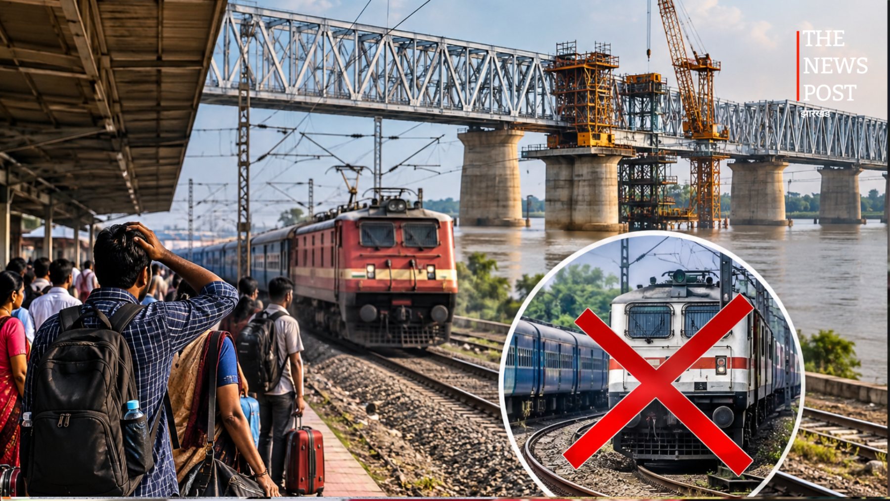 बिहार में रेल यात्रियों की बढ़ी परेशानी, 14 ट्रेनें रद्द, 17 के बदले रूट,जानिए पूरी डिटेल