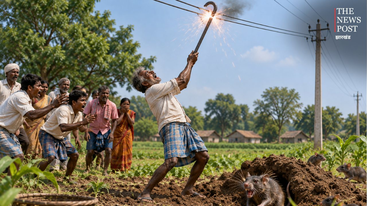 चूहा मारने के लिए सब्बल से खोद रहा था खेत, 11 हजार वोल्ट के तार से सटा लोहा और चली गई युवक जान