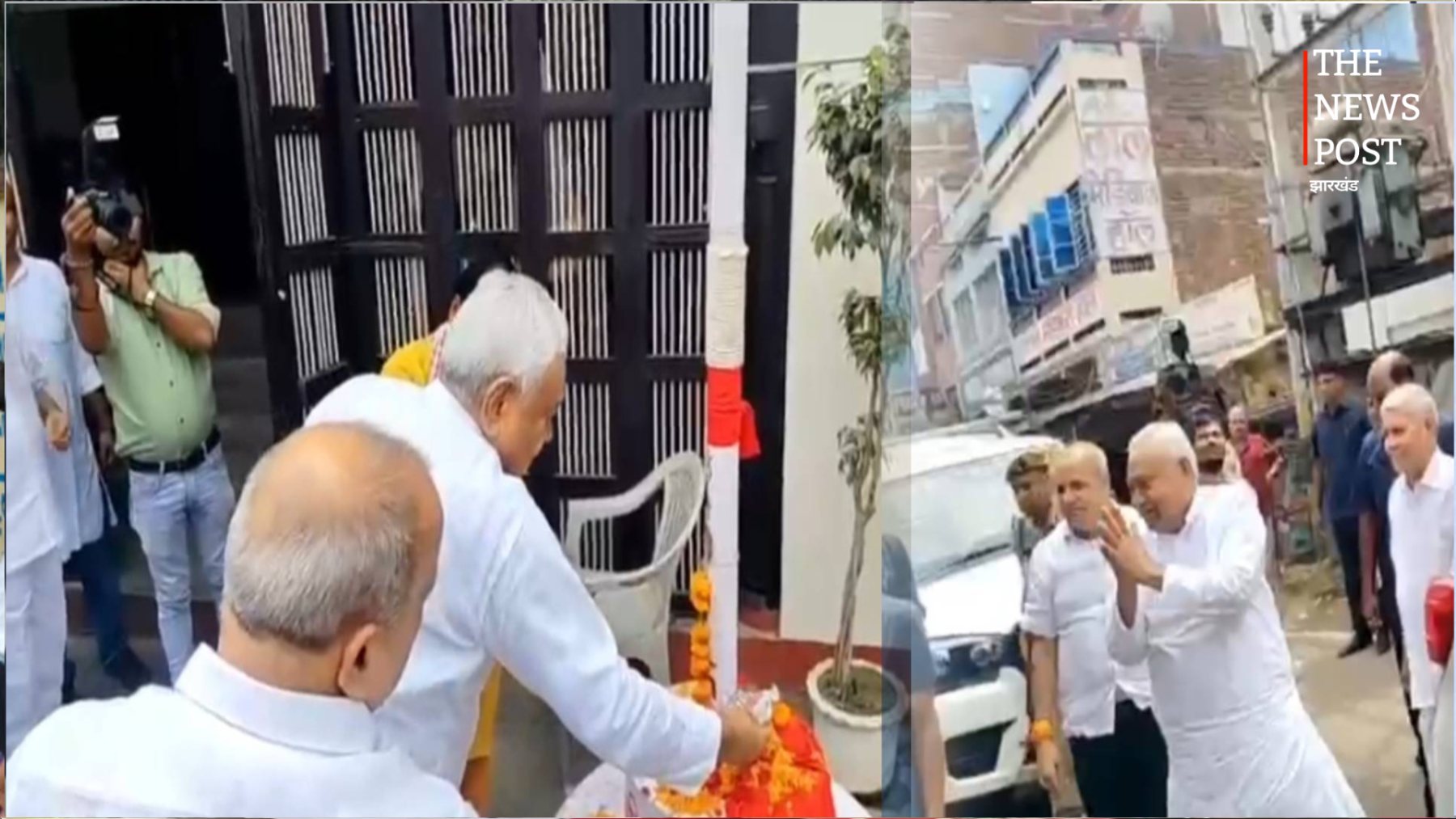बिहार: अचानक पैतृक आवास पहुंचे नीतीश कुमार, बख्तियारपुर में समर्थकों की उमड़ी भीड़