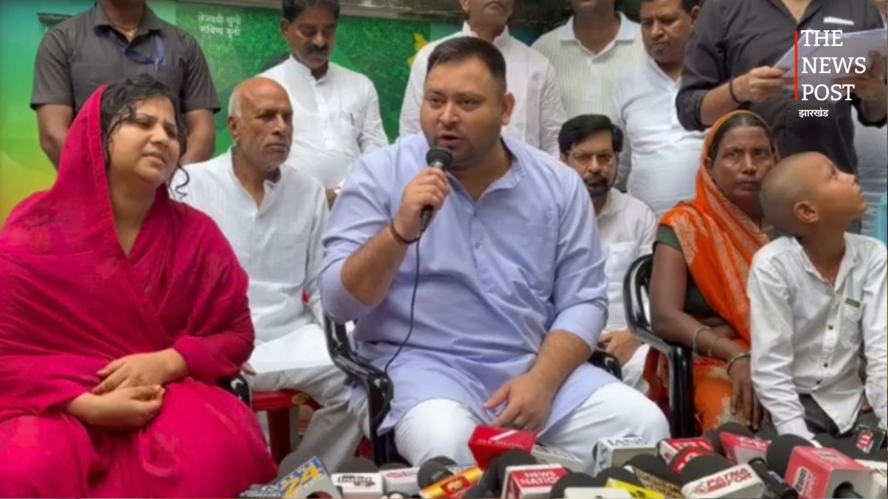 बिहार की कानून-व्यवस्था पर तेजस्वी यादव का हमला, जमुई और सासाराम मामलों को लेकर सरकार से मांगा जवाब