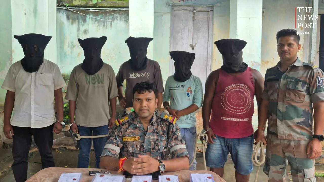 देवघर में साइबर ठगों पर पुलिस का शिकंजा, 5 आरोपी गिरफ्तार