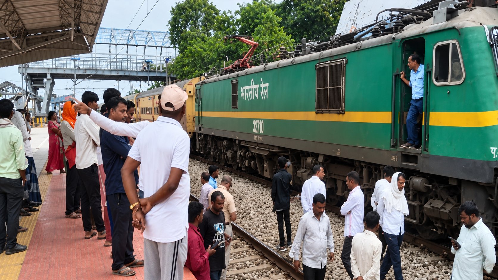 गढ़वा मे दर्दनाक हादसा, पैसेंजर ट्रेन की चपेट में आने से युवक की मौत