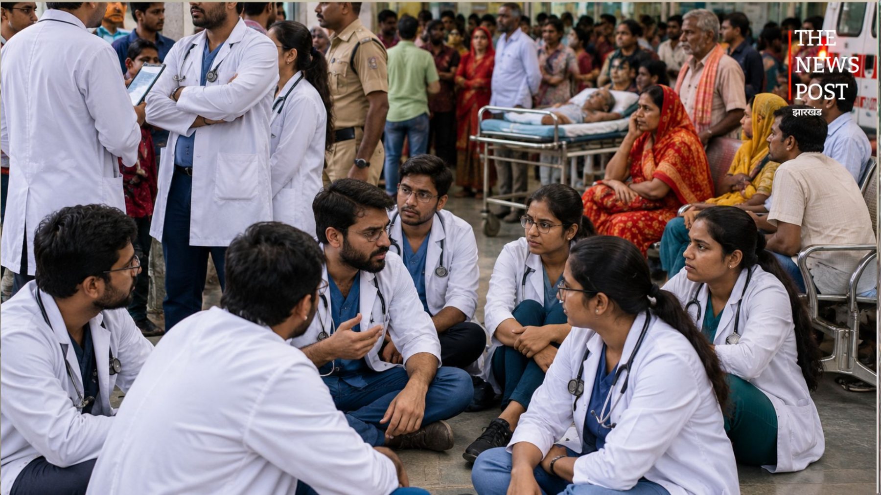 दरभंगा: DMCH में जूनियर डॉक्टरों की हड़ताल से स्वास्थ्य सेवाएं प्रभावित, इमरजेंसी के बाद OPD भी बंद, मरीज परेशान