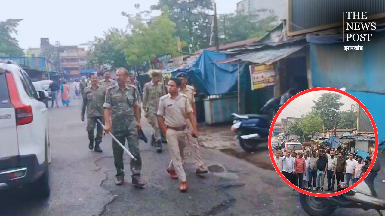 जमशेदपुर: बैंक डकैती और लगातार चोरी के विरोध में गोलमुरी बाजार बंद, व्यापारियों ने जताया आक्रोश