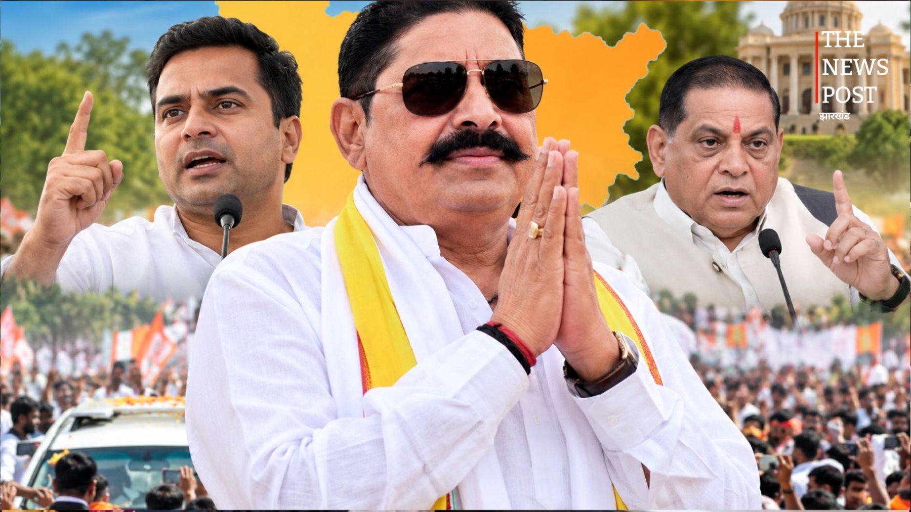 पटना स्नातक सीट पर बढ़ी चुनावी हलचल, अनुज सिंह के समर्थन में अनंत सिंह की जन आशीर्वाद यात्रा