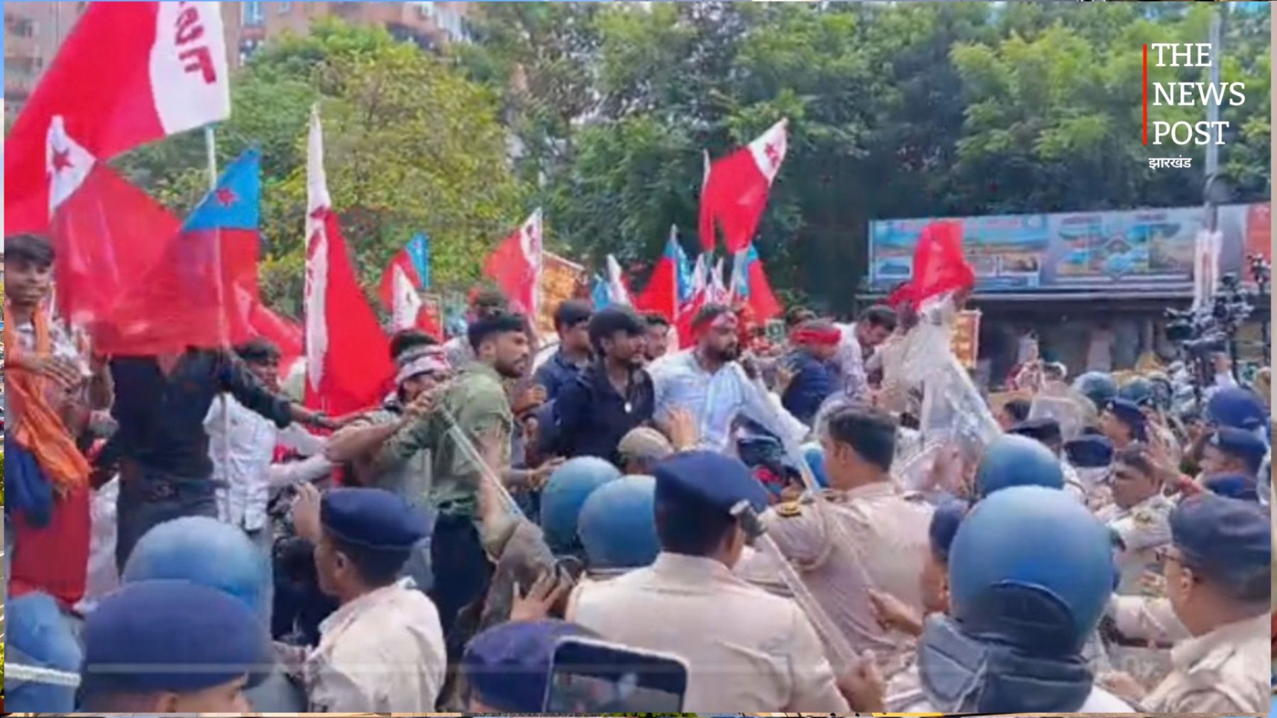 पटना में AISF और लेफ्ट पार्टियों का प्रदर्शन, रोजगार और मनरेगा समेत कई मुद्दों को लेकर उठाई आवाज