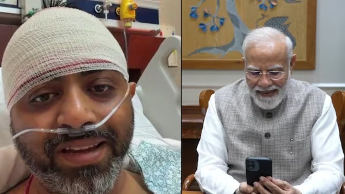 174 यात्रियों की जान बचाने वाले पायलट कैप्टन स्मित मछार से पीएम मोदी ने की बात
