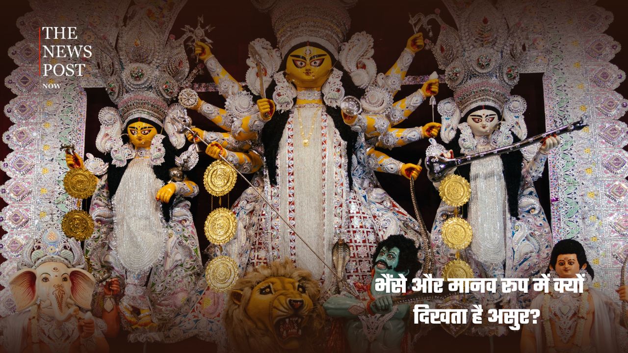 दुर्गा पंडाल में मां के चरणों के नीचे कौन दबा है? जानें पौराणिक रहस्य - Photo 5
