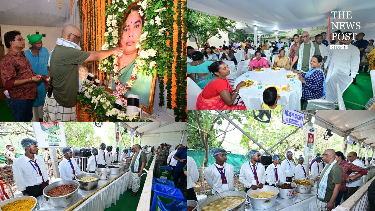 सीएम हेमंत सोरेन की मां के श्राद्धकर्म में पहुंच रहे हैं हजारों लोग, नेमरा में सुरक्षा के कड़े इंतजाम