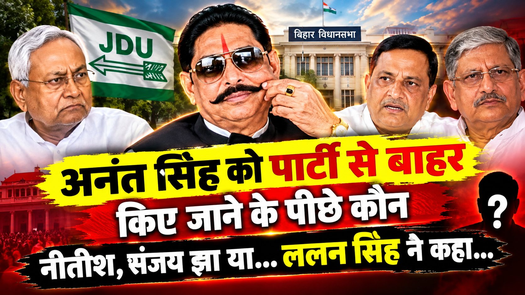 नीतीश, संजय या..., अनंत सिंह को पार्टी से बाहर किए जाने के पीछे कौन?