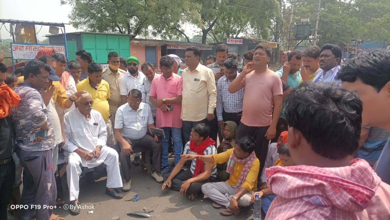 तेज रफ़्तार हाईवा ने ली बीसीसीएलकर्मी की जान 