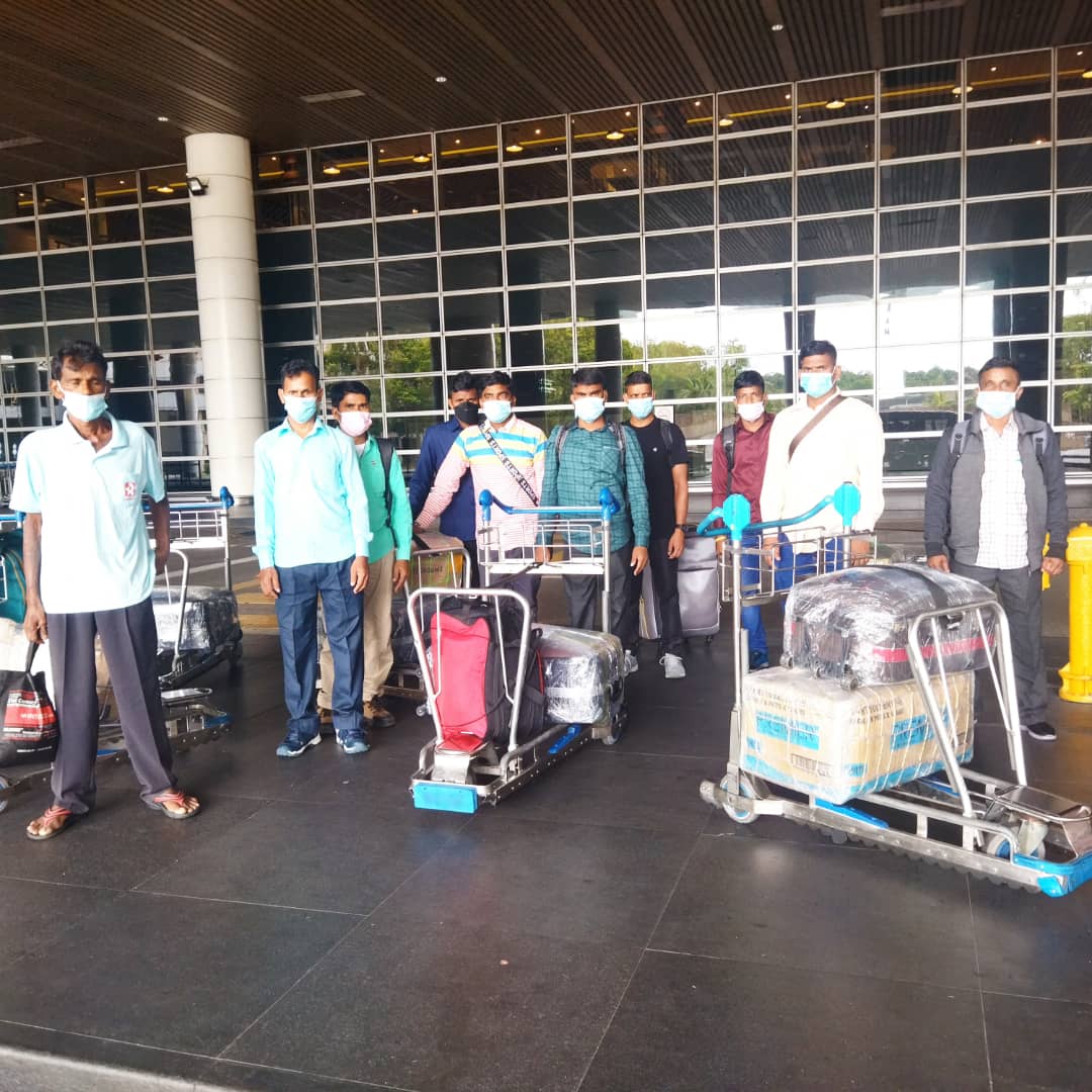 मलेशिया में फंसे 10 मजदूरों की मंगलवार को होगी वतन वापसी
