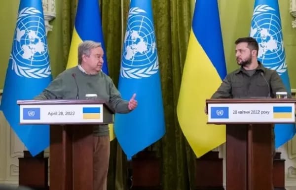 Russa -Ukraine updates : रूस की चुनौती, संयुक्त राष्ट्र संघ के महासचिव के दौरे के बीच दागी मिसाइलें