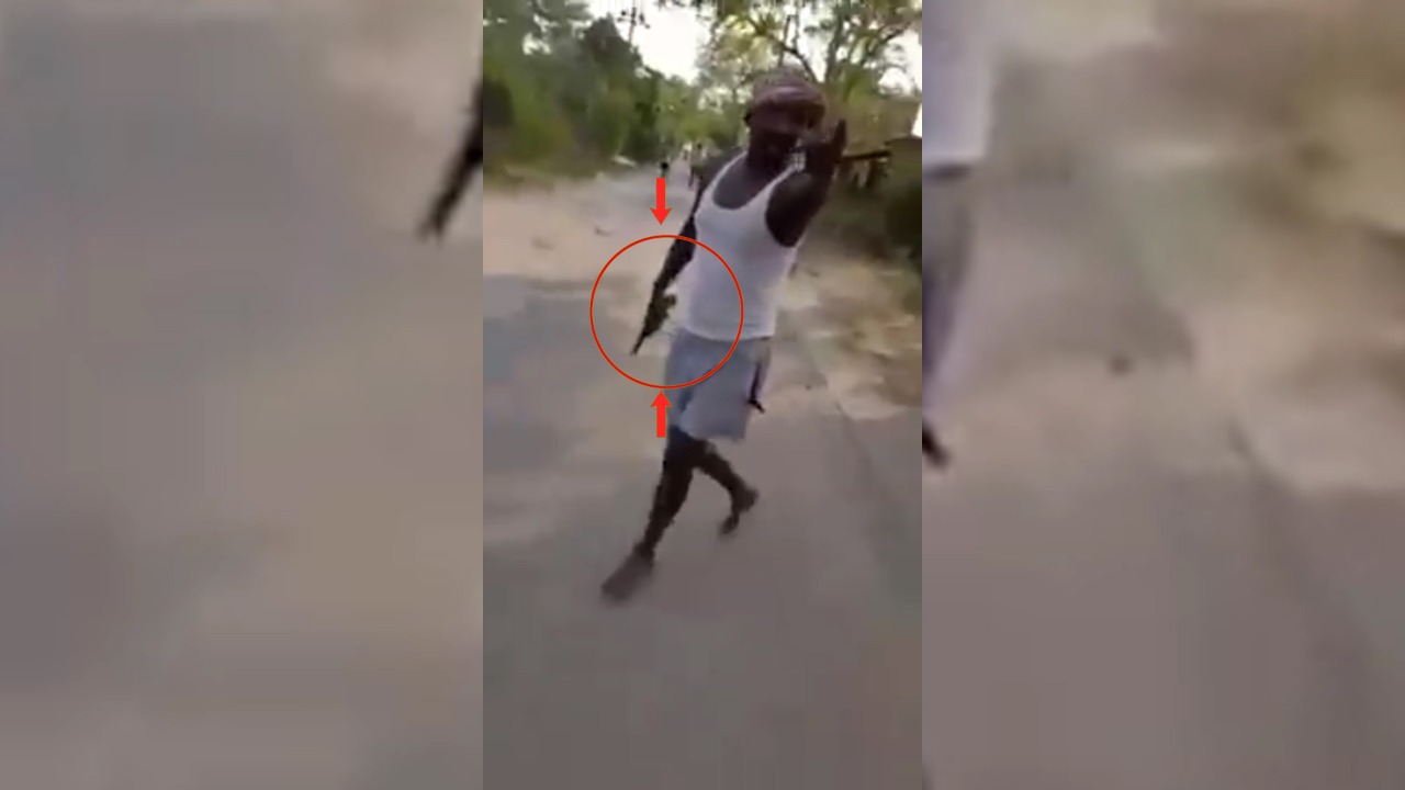 बंदूक लहराते हुए युवक का वीडियो वायरल, गोलीबारी की आवाज सुन सन्न हो जाएंगे आप 